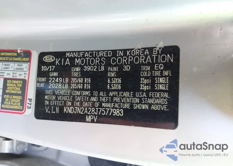 2018 Kia Soul from USA, damaged, VIN KNDJN2A28J7577983